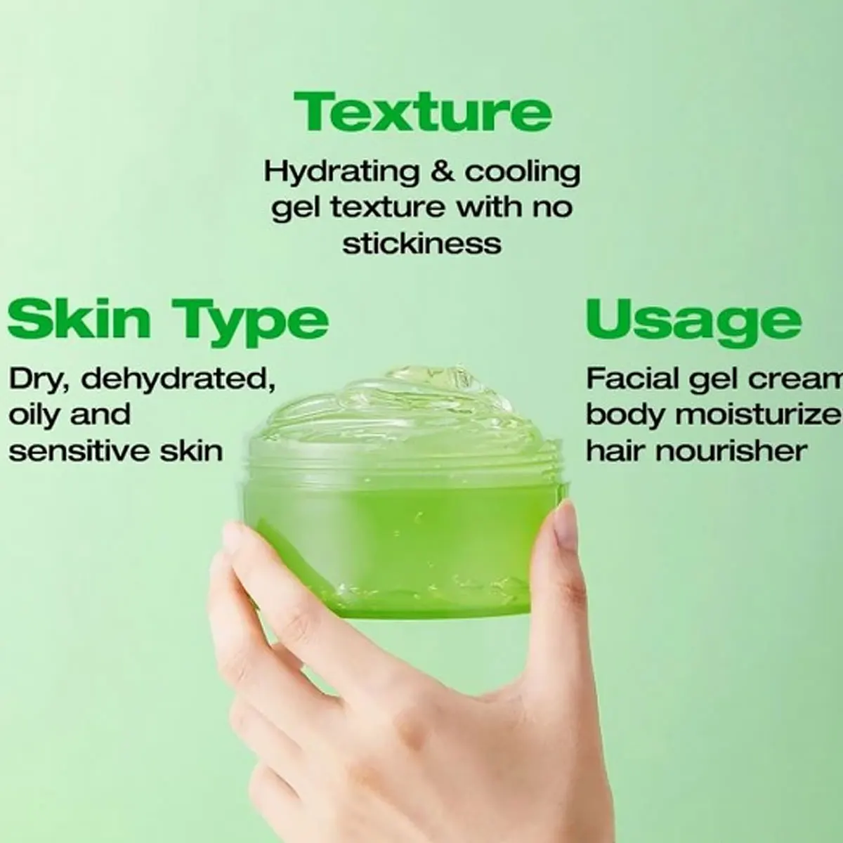 Nature Republic New Soothing Moisture Aloe Vera Gel,Basic Moisturizing,Deep Moisturizing,Korean Skincare，K-Beauty,Korean Makeup