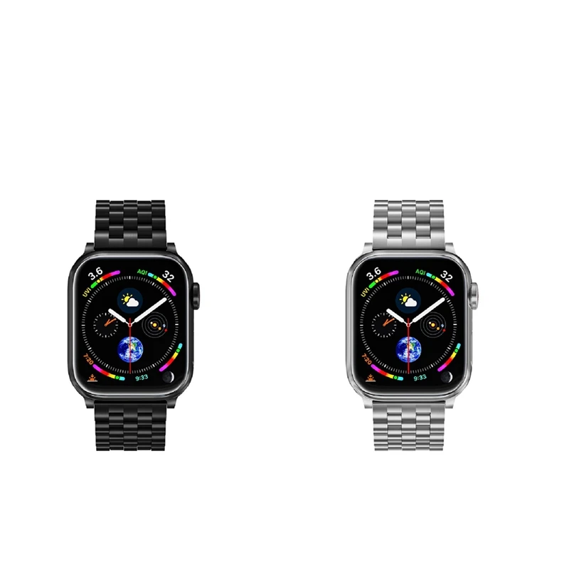 Correa de acero adecuada para Apple Watch 5, correa de reloj de Metal, estilo de joyería, 38 Mm, 40 Mm, 41Mm