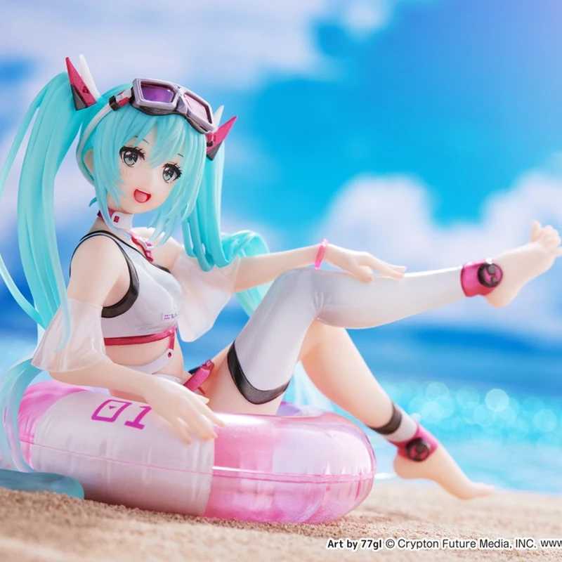 

Original Taito Prize Figure Aqua Float Girl Hatsune Miku Modle Toys