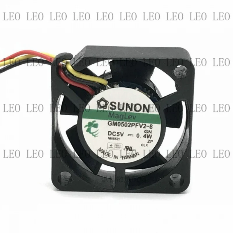 SS  For SUNON 25*25*10mm GM0502PFV2-8 DC5V 0.4W 25mm 3-wire cooling fan