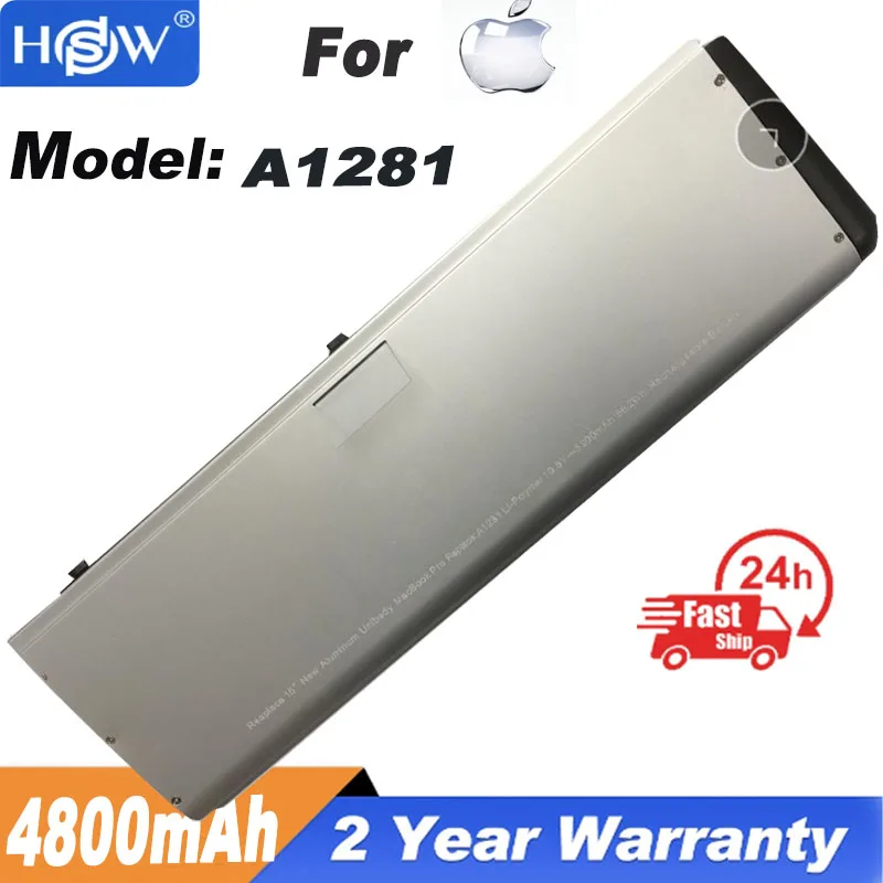 

Laptop Battery A1281 For Apple MacBook Pro 15" A1286 (2008 Version) MB772 MB470J/A MB772*/A MB772J/A MB471X/A