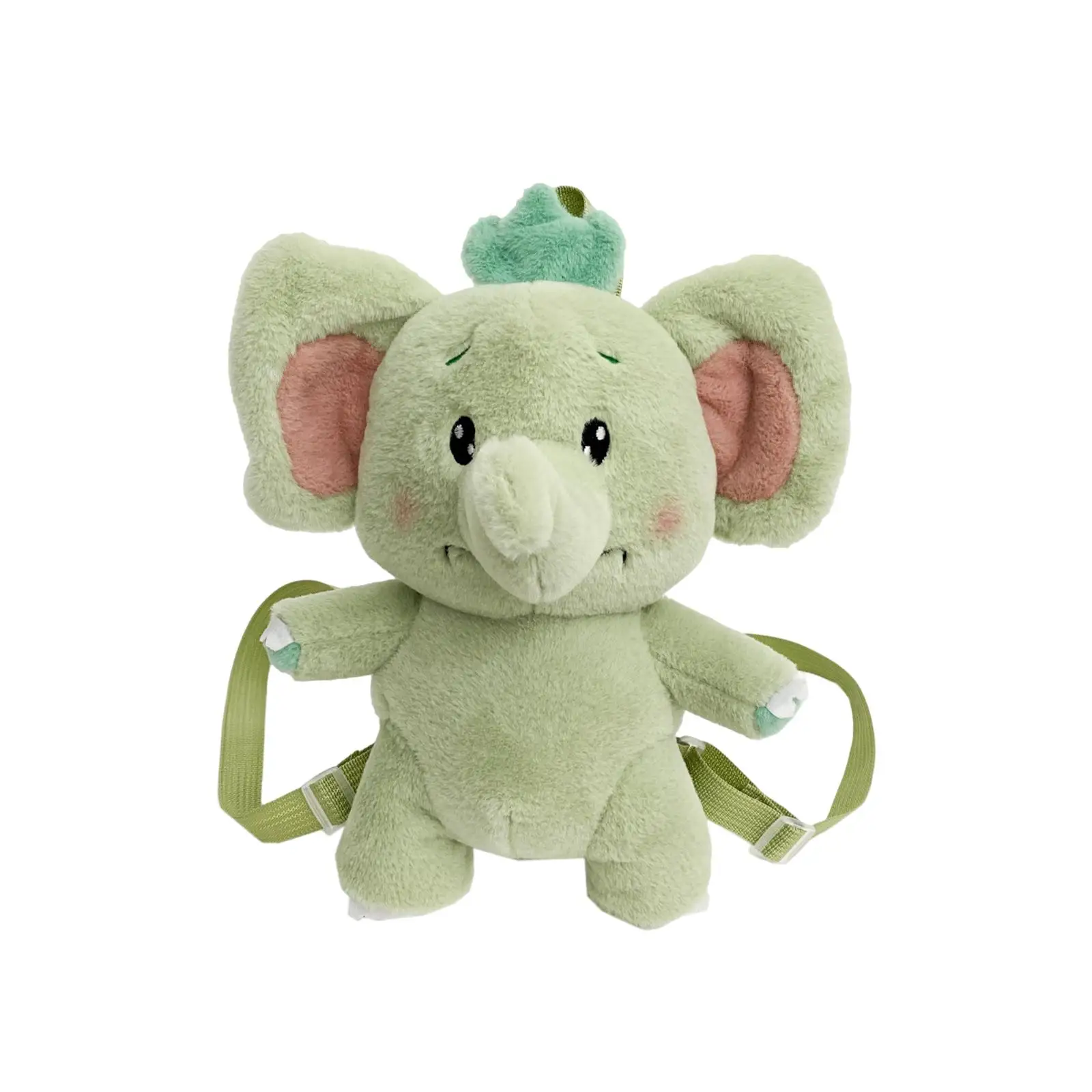 Mochila de elefante de peluche con correa ajustable, regalo de cumpleaños de moda, lindo y suave