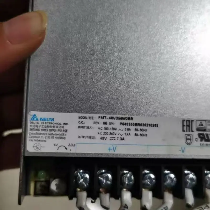 

Second hand PMT-48V350W2BR switch power supply test OK, fast shipping