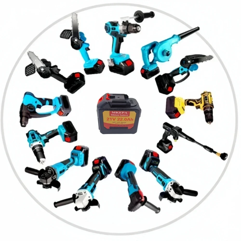 18 فولت 21 فولت 5S4P 22.0Ah بطارية ليثيوم قابلة للشحن لماكيتا 18 فولت أدوات كهربائية مفتاح ربط لاسلكي المنشار الحفر طاحونة مفك البراغي #4