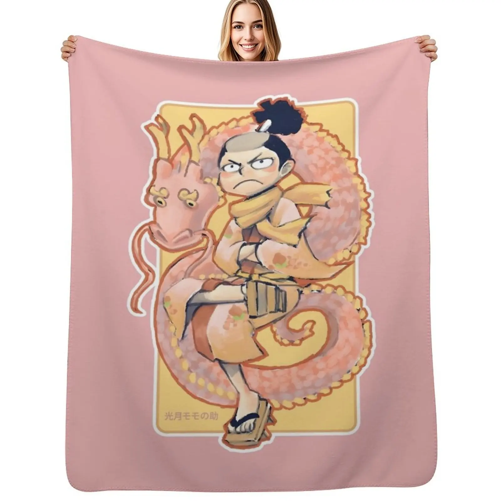 

water color momonosuke Throw Blanket Soft Plush Plaid Luxury Designer Summer Beddings Blankets
