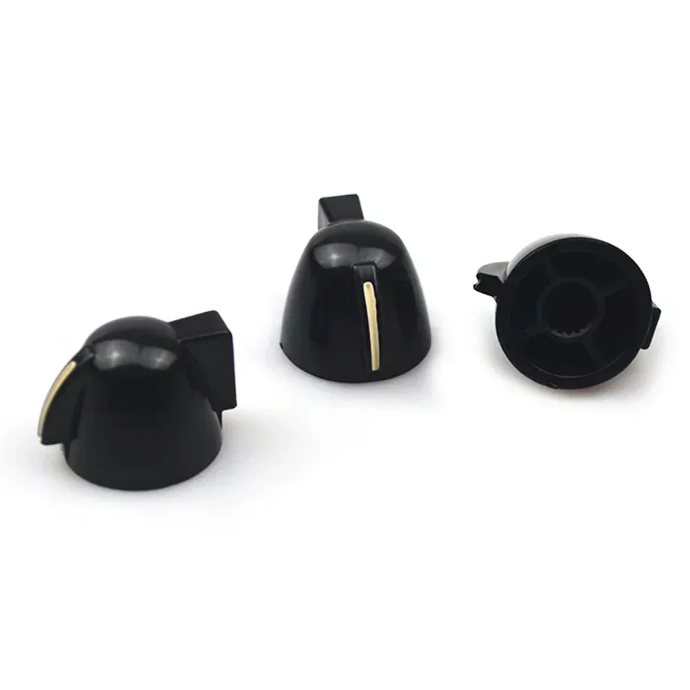 

Effect Pedal Chicken Head Buttons 10pcs Black Chicken Head Easy To Install Plastic Secure Control 6mm Pots Shafts