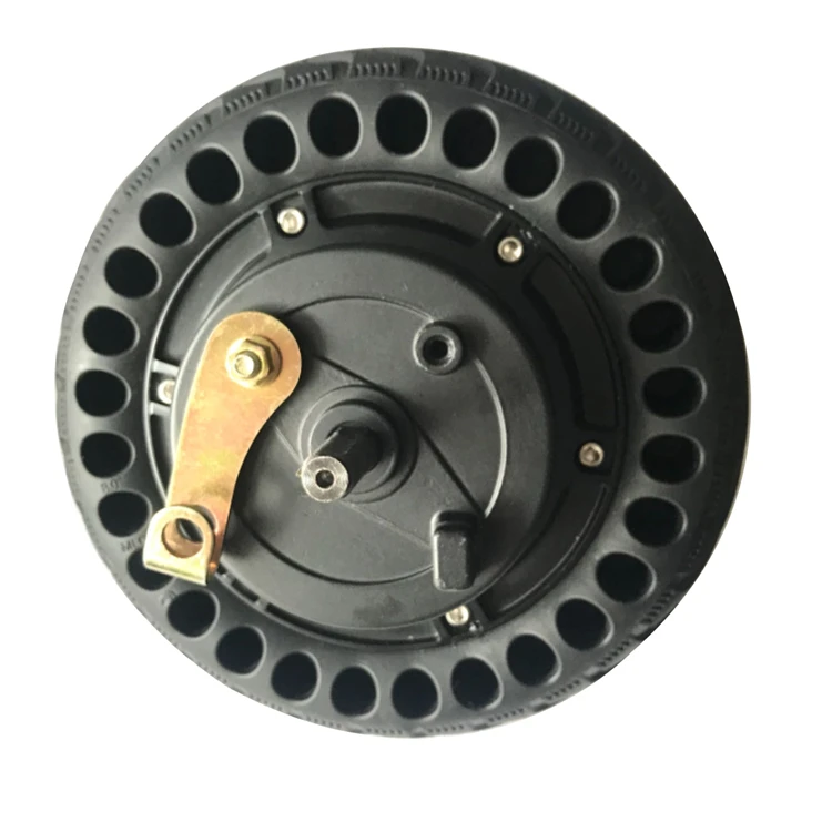 8-Inch 36V/48V 350W Elektrische Scooter Wiel Motor Voor Skelter Scooters Een Solide Scooter Motor Met Lege Banden