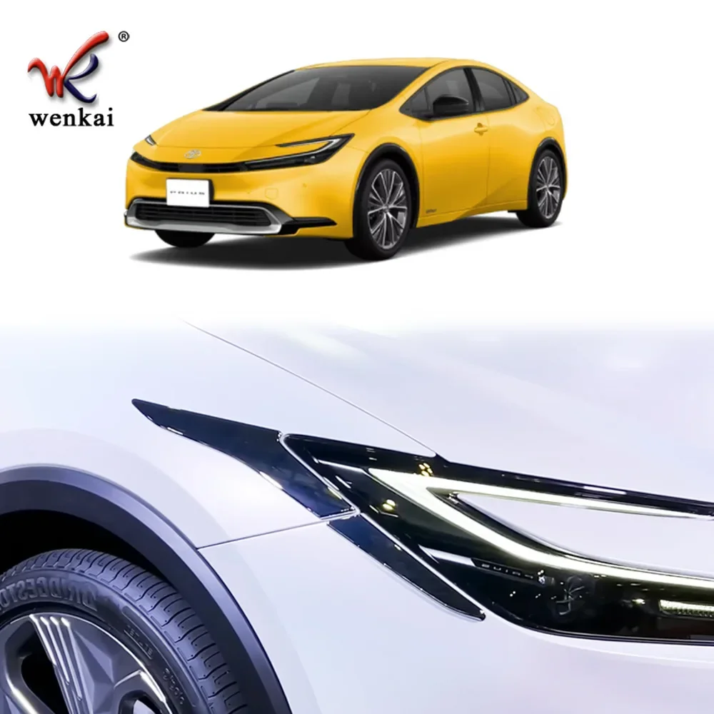 

4 шт. для Toyota Prius 60 Series 2023, автомобильные фары, полоски для бровей, декоративная крышка, накладка, запасные части, аксессуары