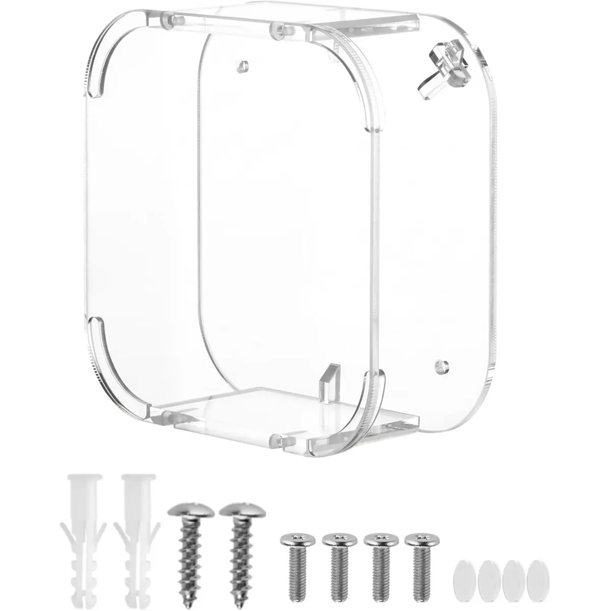 Acrylic Protective Case Holder Clear Desk Stand Base for Mini / Pro, Multifunctional Wall-Mount Base