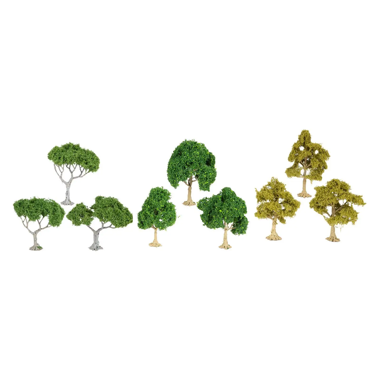 3 Pieces Mini Landscape Tree Landscape Miniature Tree Train Railroad Layout Model Trees for Sand Table Railway Diorama Layout