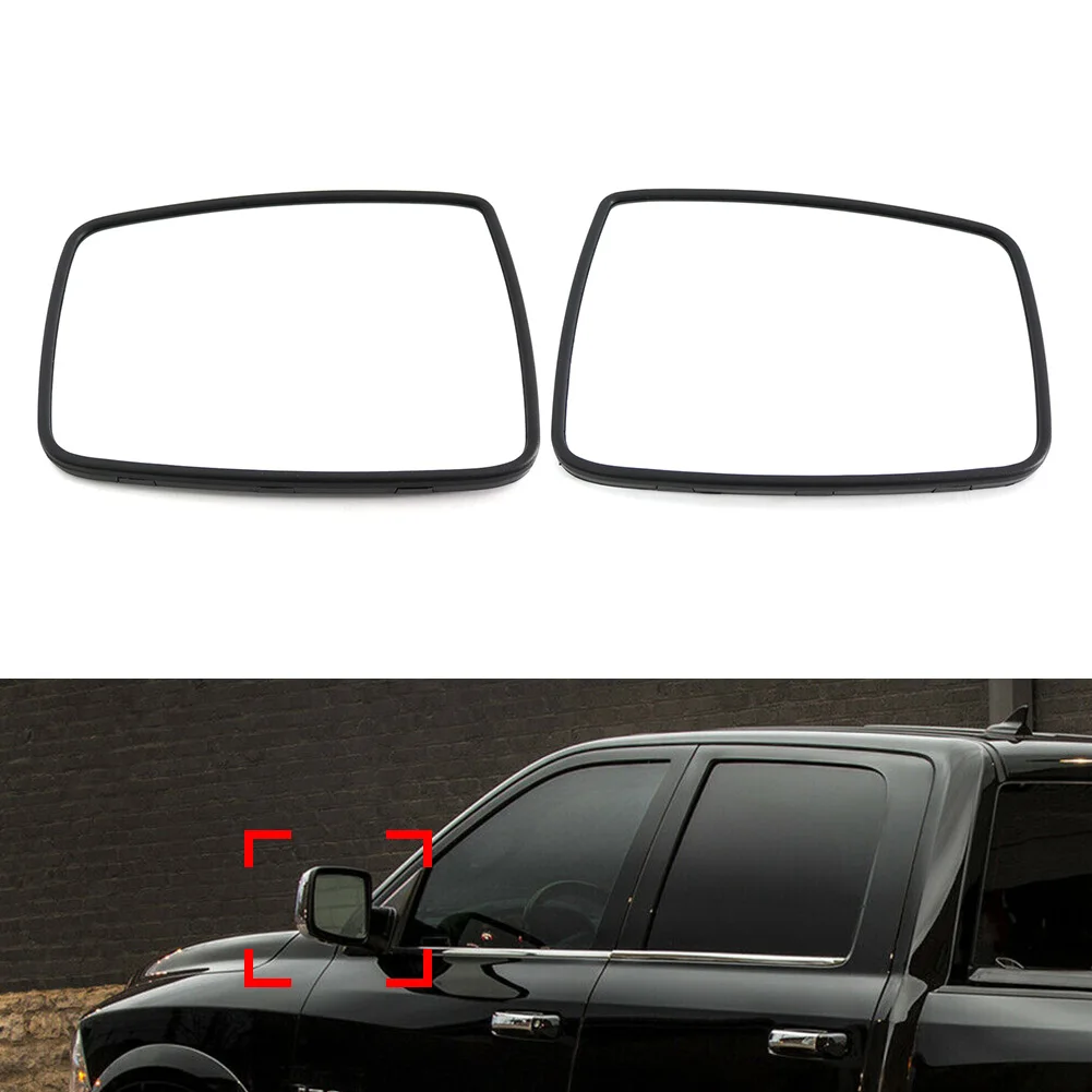 1Pcs Car Exterior Rearview Mirror Glass Sides Power Heated Left/Right For Dodge Ram 1500 2500 2013 2014 2015 2016 2017 2018