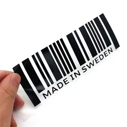 Made in Sweden Flag Car Motorbike Vinly Sticker PVC Decal Styling For Volvo S40 S80  XC60 XC 90 Saab