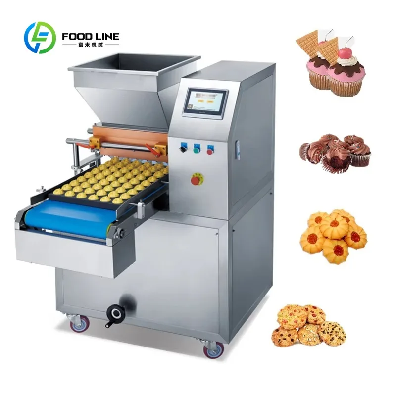 Customized Top Quality Cake Filling Ice Cream Biscuit Baking Machine for Making Cookies