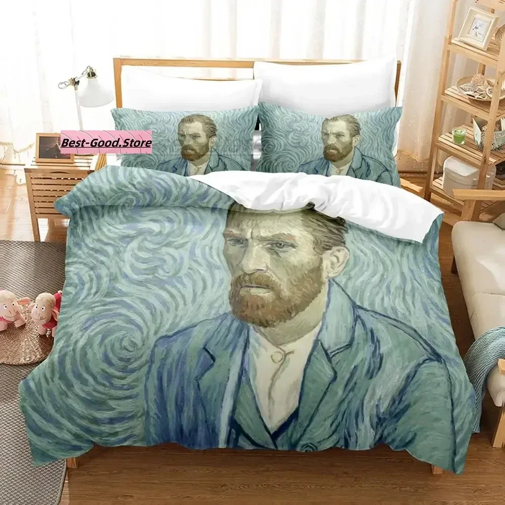 

Van Gogh Bedding Set Single Twin Full Queen King Size Bed Set Aldult Kid Bedroom Duvetcover Sets 3D retro classic 2022