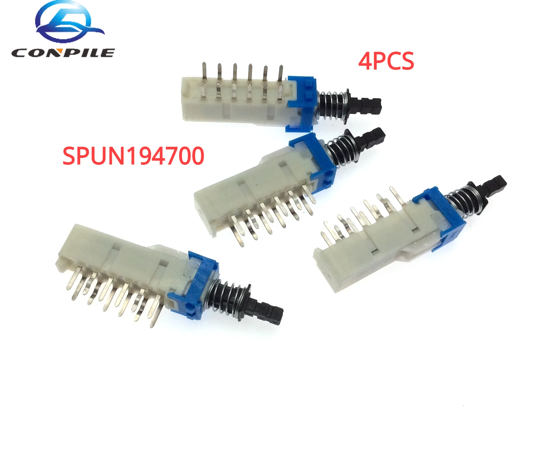 4pcs for ALPS key switch power amplifier mixer car switch SPUN194700 self-locking