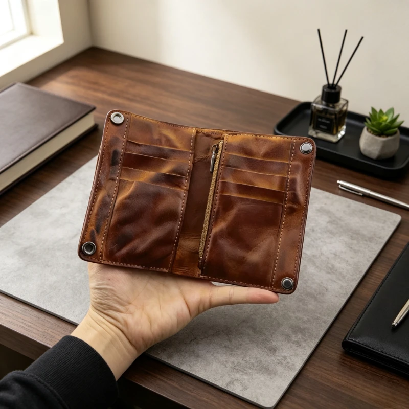 men-vintage-vegetable-tanned-top-grain-leather-long-wallet-multi-card-slots-money-clip-card-holder-large-capacity-남성-장지갑