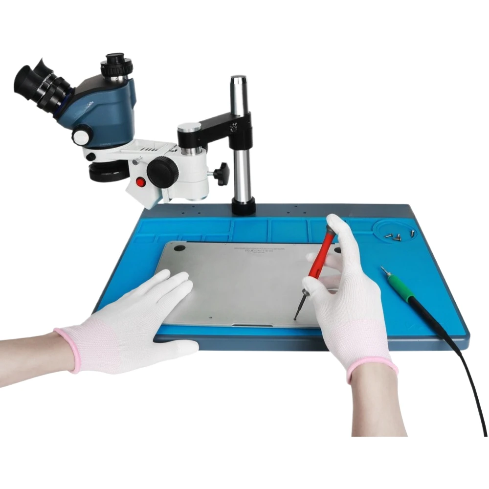 

TX350S PLUS Microscope 7x to 50x Tri-Eye Stereo Phone Repair Inspection Welding