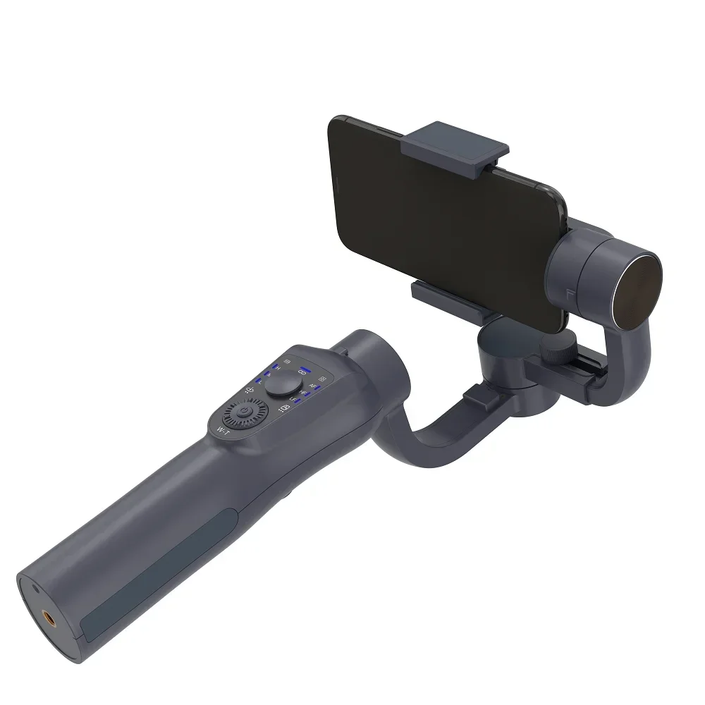 

Professional use phone gimbal handheld 3-axis stabilizer S5B tripod selfie stick for face tracking shake live outdoor video
