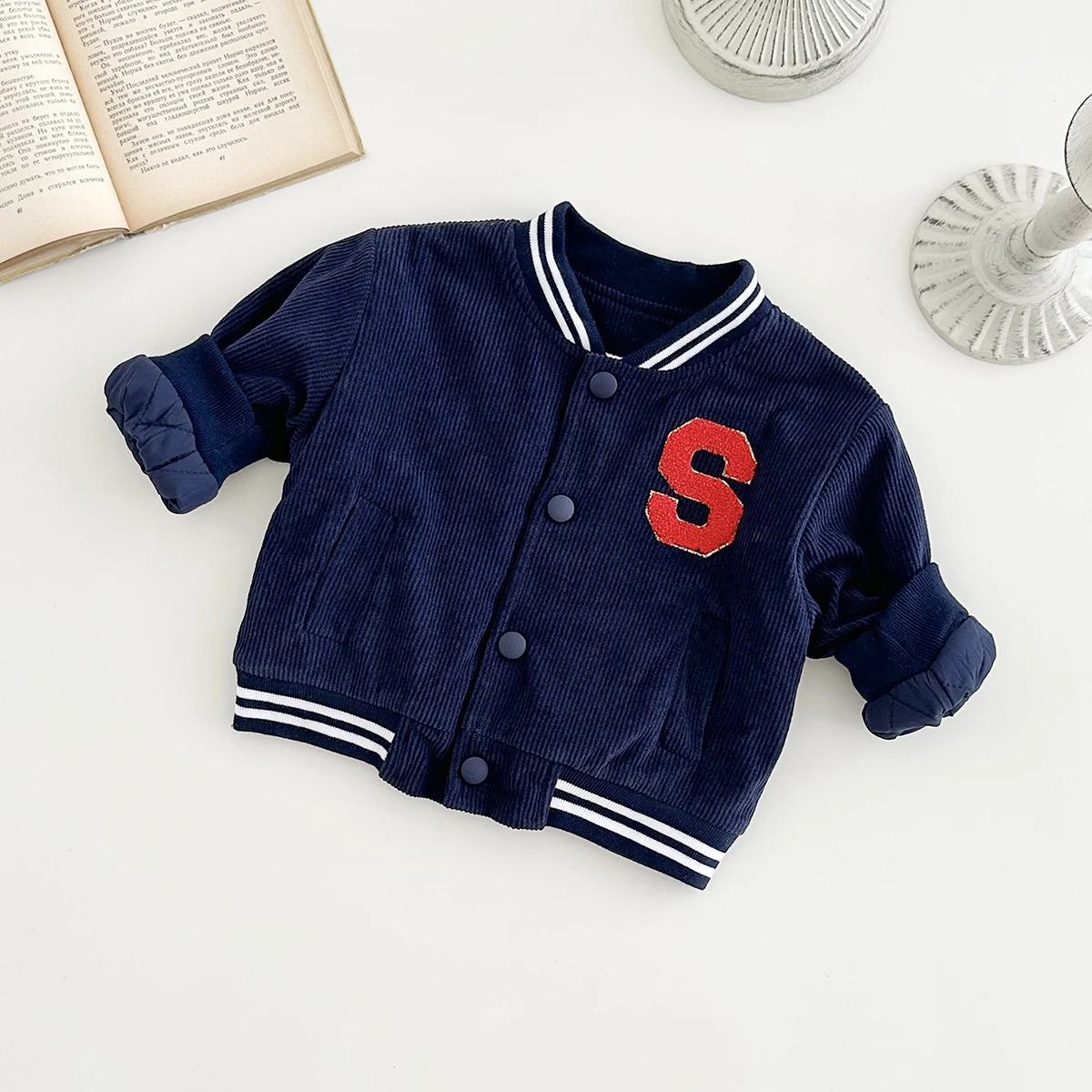 Baby Winter Clothes Infant Boys Jacket Baby Cartoon Print Astronaut Coat Cotton Thick Warm Infant Top Kids Outerwear Clothing