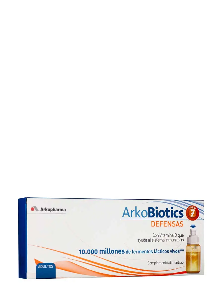 Arkopharma arkobiotics adult defenses, 7 vials-after taking antibiotics or after physical states that lower defenses