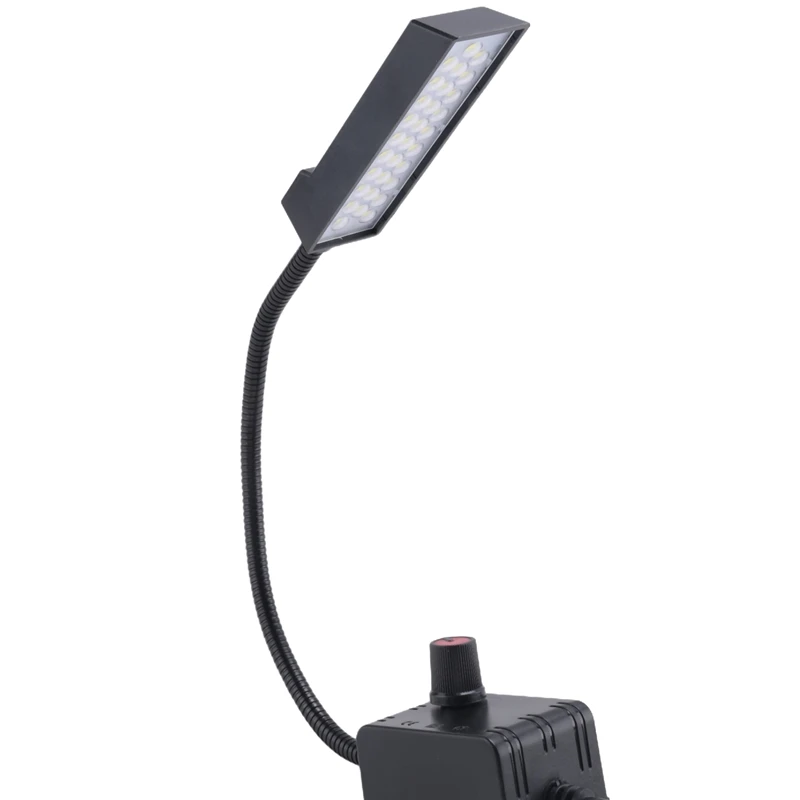 調光可能な30 LEDミシンライト、ワークベンチ、旋盤、ドリルプレス、フレキシブルアーム、ワークランプ用のミシン照明
