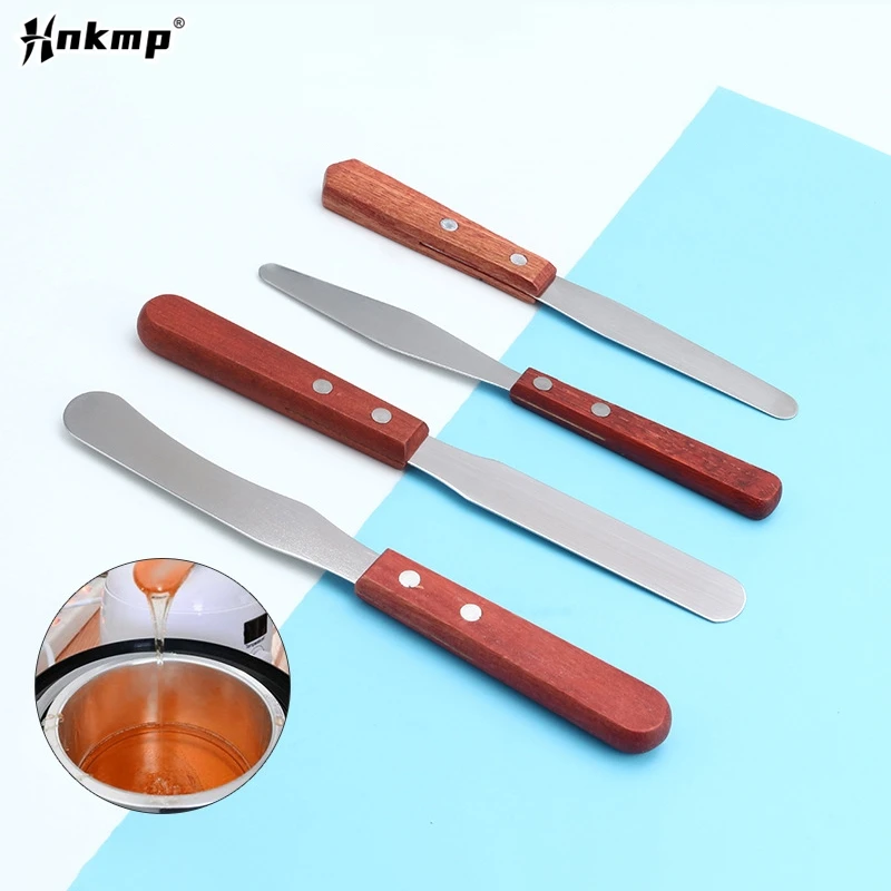 

Stainless Steel Waxing Sticks Spatulas For Depilation Hair Removal Applicator Easy Hold Epilator Wax