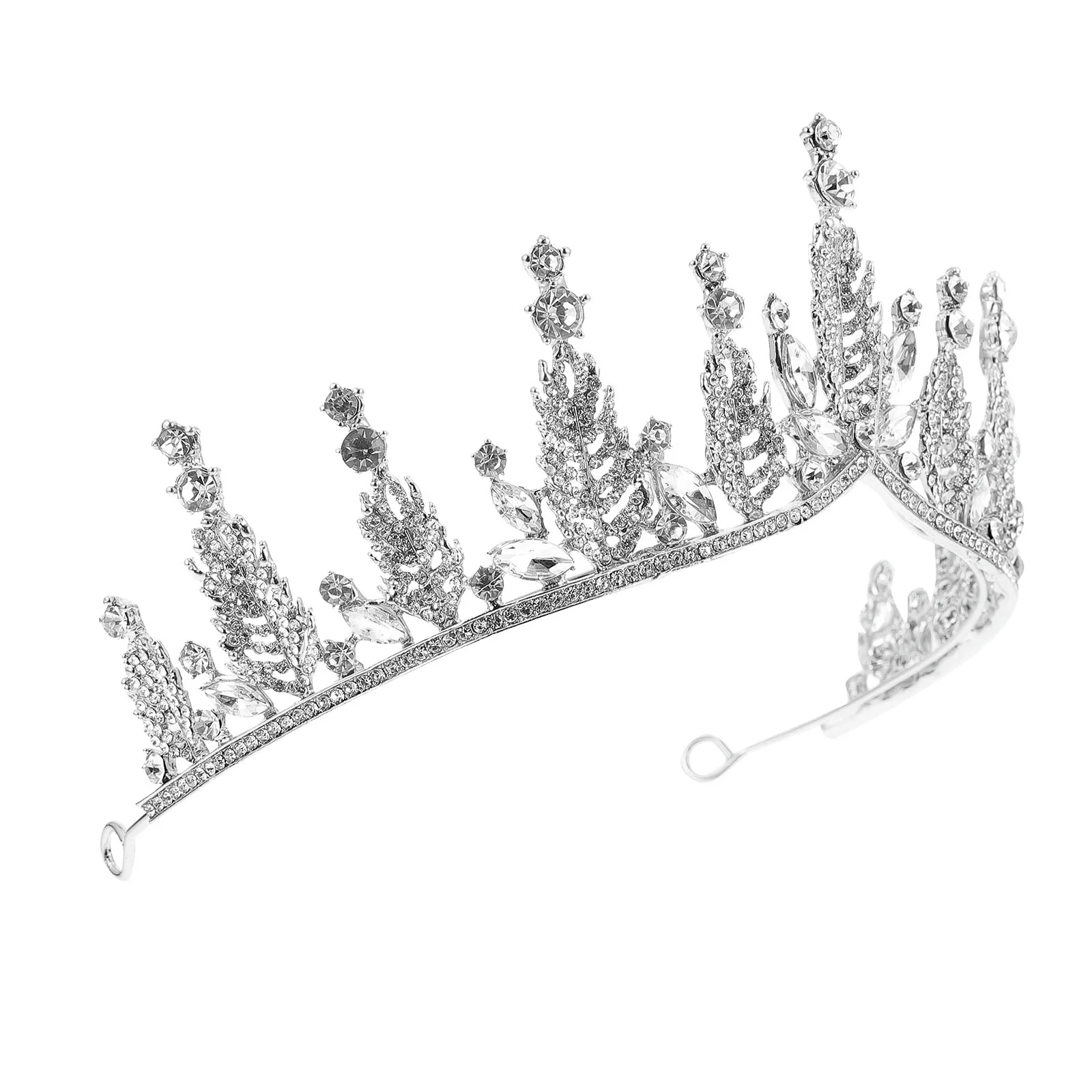 

Rhinestone Headbands for Women Wedding Crown Decor Headdress Princess Tiara Zinc Alloy Bride The