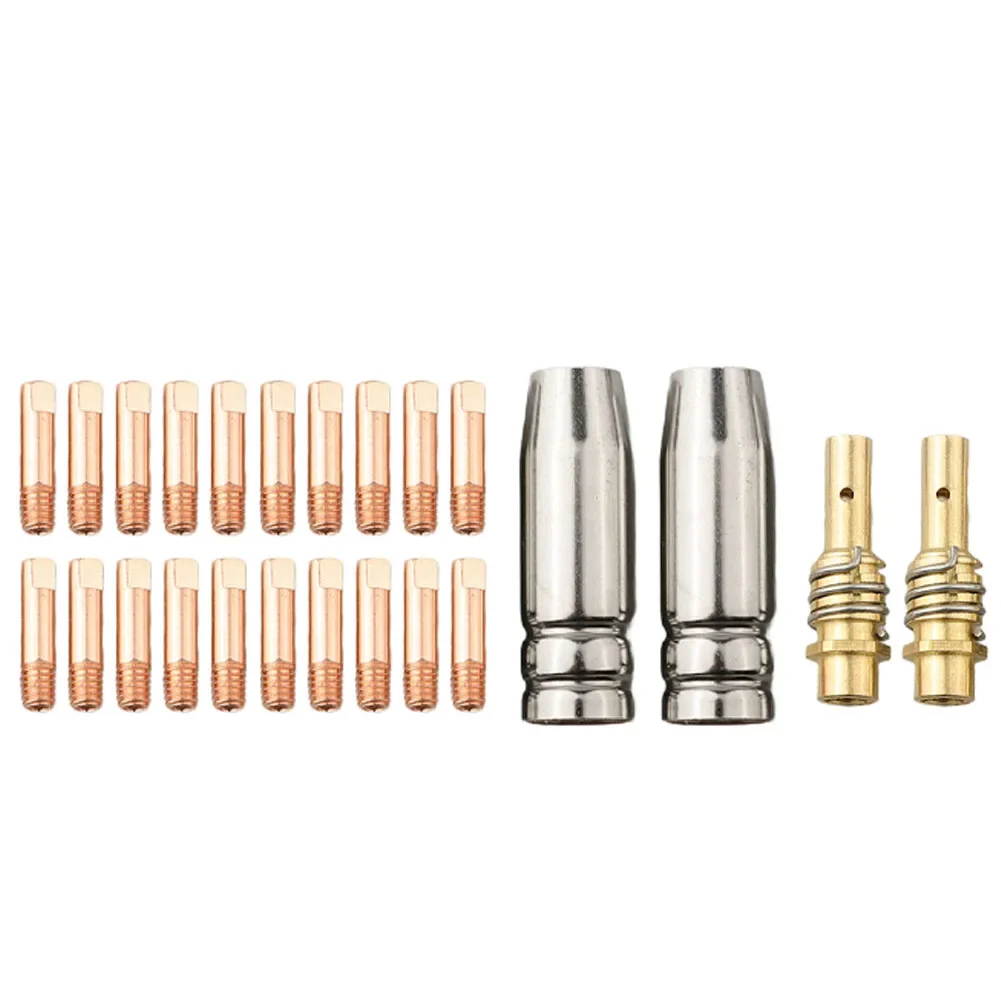 

24pcs/set Welding Contact Tips 0.6 0.8 0.9 1.0 1.2 Mm Welding Nozzles For MIG For MAG For AK15 For MB-15 Welding Torches