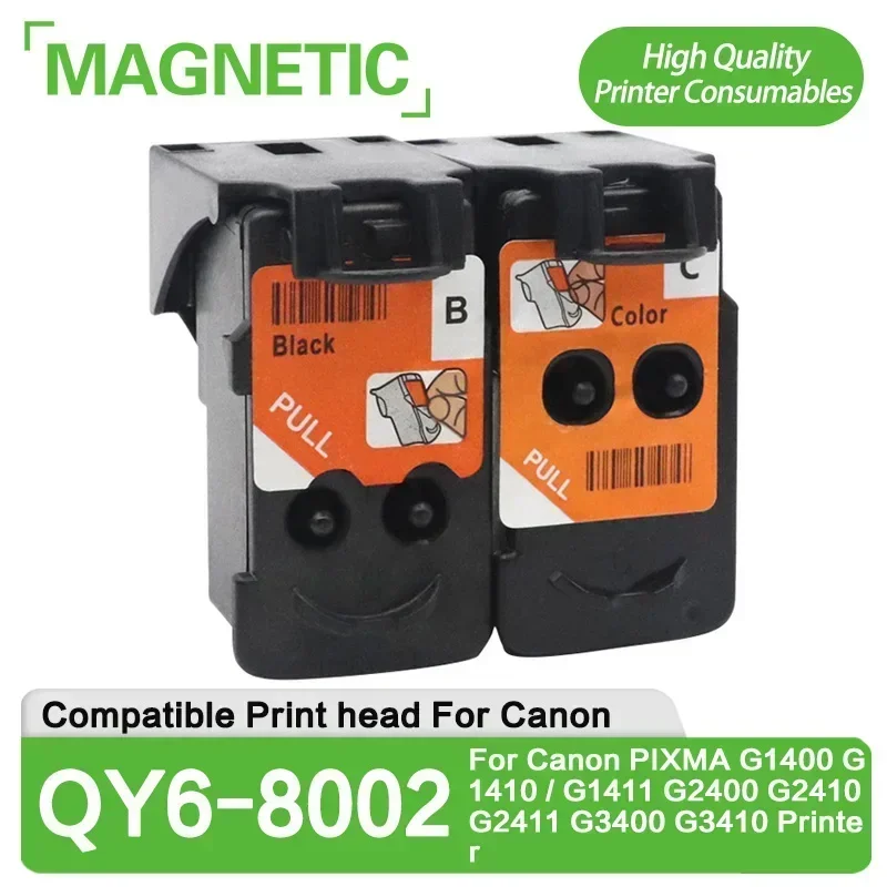 

QY6-8002 QY6-8018 Печатающая головка CA91 CA92 Печатающая головка для принтера Canon PIXMA G1400 G1410/G1411 G2400 G2410 G2411 G3400 G3410