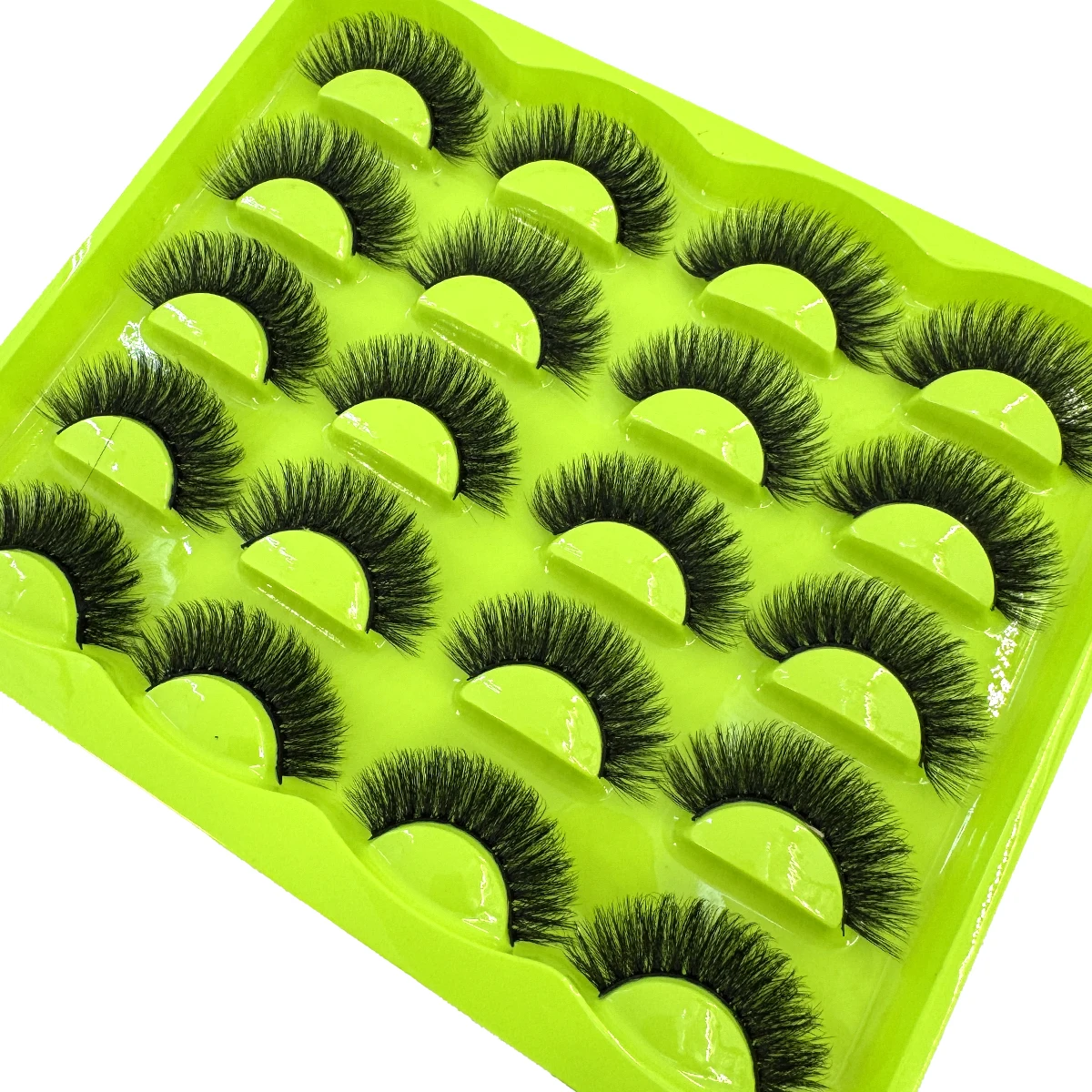 10 Pairs 3D Faux Mink Wispy False Eyelashes