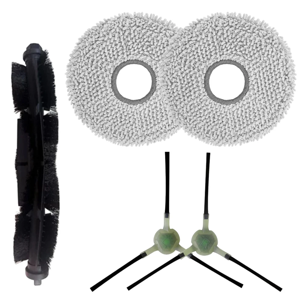 For Neatsvor U1 Plus compatible replacement kit with side brushes main brush and absorbent mop cloths for daily use