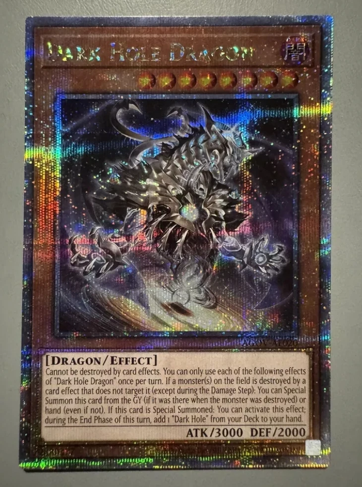 

Yugioh KONAMI Duel Monsters AGOV-AE020 Dark Hole Dragon 25th Quarter Century Secret Asian English Collection Mint Card