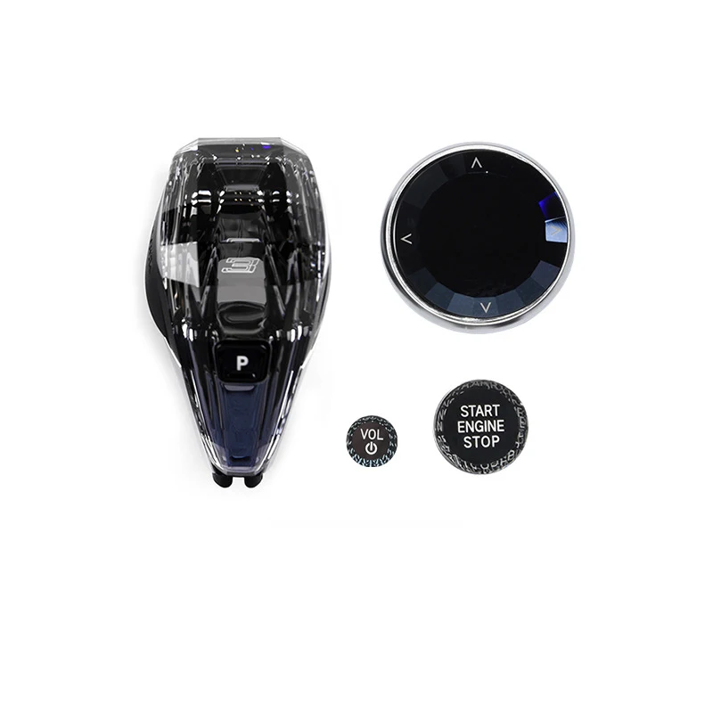 

Hot Selling Three-Piece Car Body Kit with Diamond Crystal Gear Shift Knob for X5 X6 X3 7 Series 5 Series Models