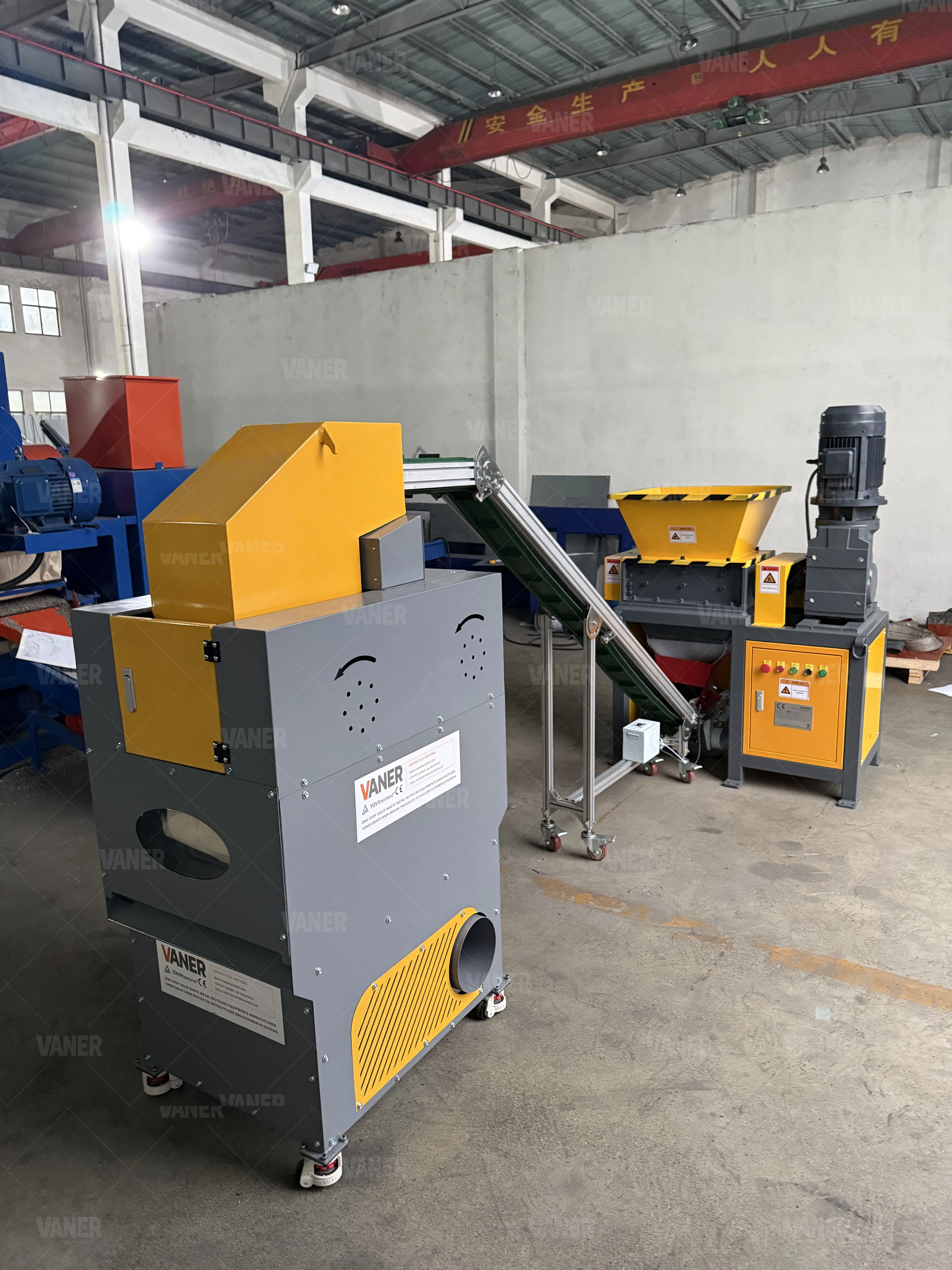 V-C02+EB400 Hot Selling Small Cable Granulating Copper Wire Granulator Machine for Recycle Scrap Copper Wires