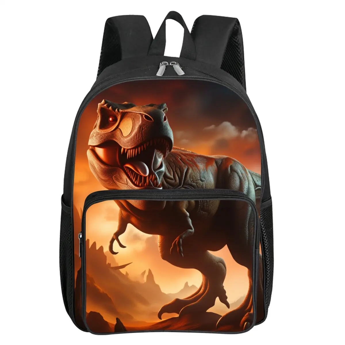 

Рюкзак с квадратным передним карманом и принтом динозавра для мальчиков и девочек, лучшие подарки, школьная сумка с 3D мультяшным рисунком для детей