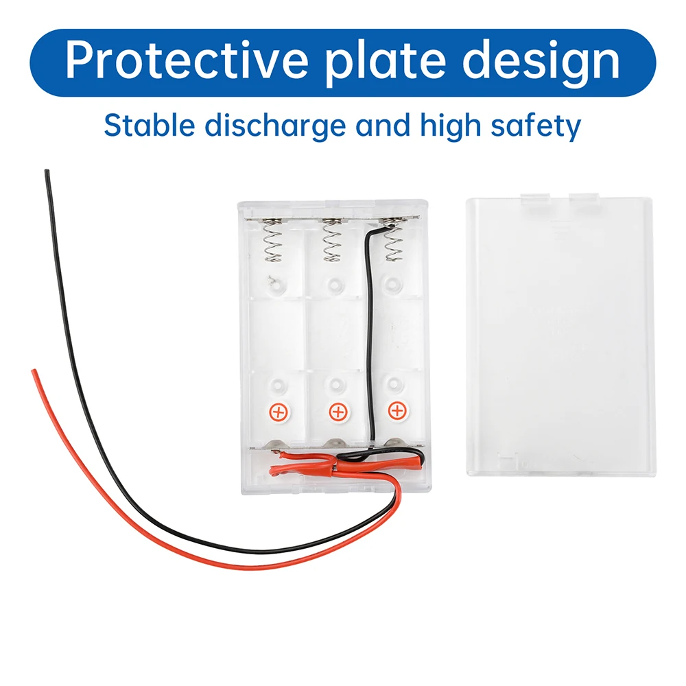 Custodia per batterie AA Scatola per batterie AA 3 scatole per batterie in serie parallela 21700 18650 Scatola per batterie Nessun cavo di saldatura Scatola di alimentazione per fari ﻿