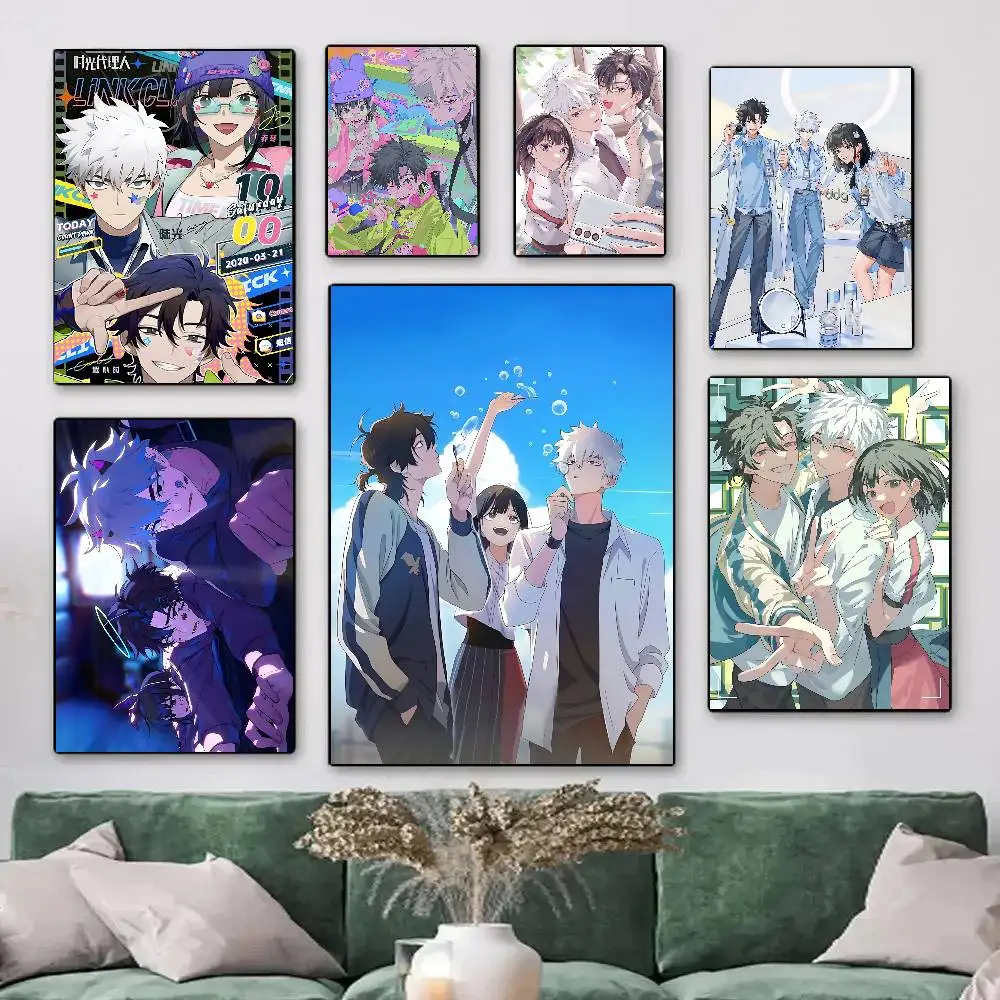 L-Link Click Anime Lu Guang Qiao Ling Cheng Xiaoshi Posters HD Print Vintage Wall Art Decor for Home Study Room