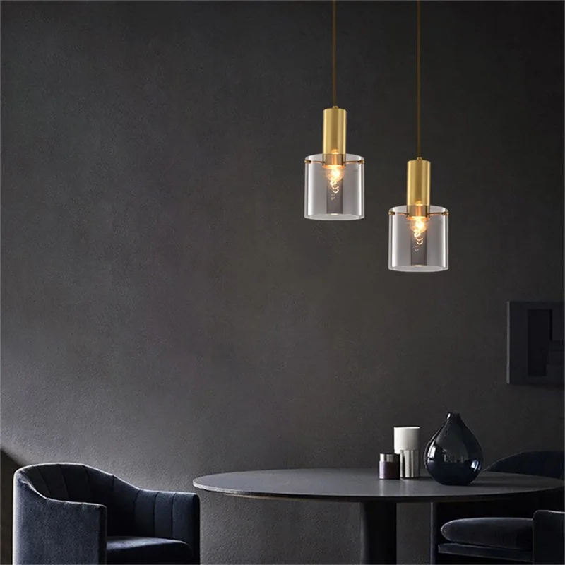 SOFEINA Modern Pendant Lights Brass Fixture Contemporary Home Creative Decoration Suitable For Dining Room Restaurant