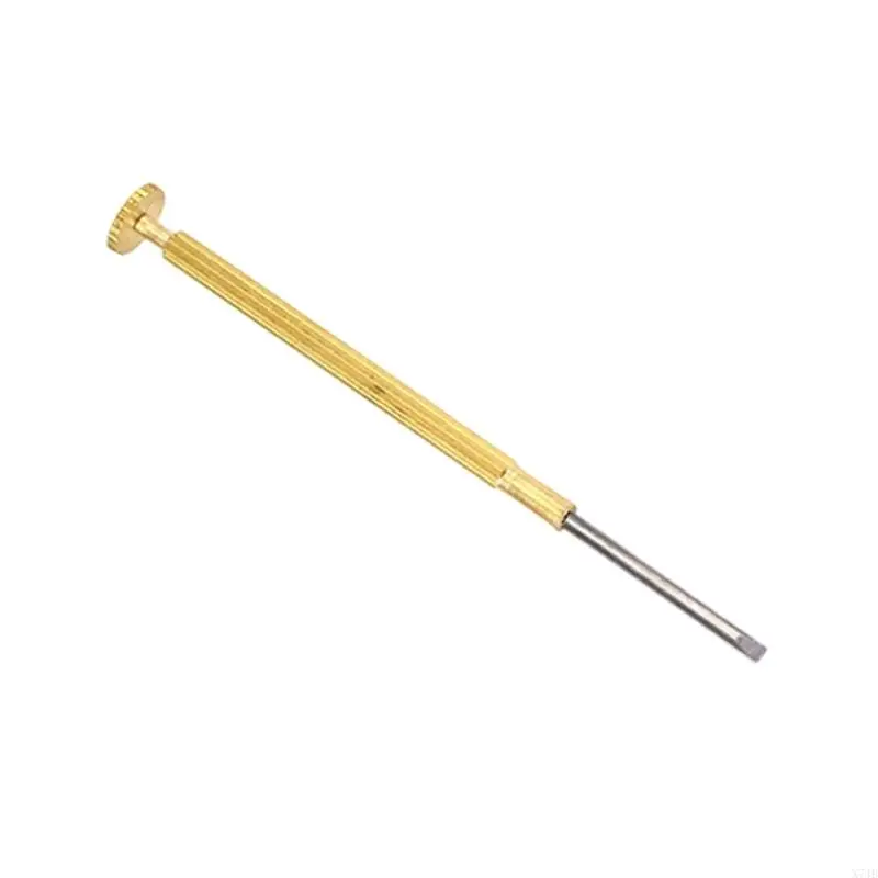 Professional Grade Mini Screwdrivers Brass Handle And Tempered Steel Tips For Detailed Crafting Tasks