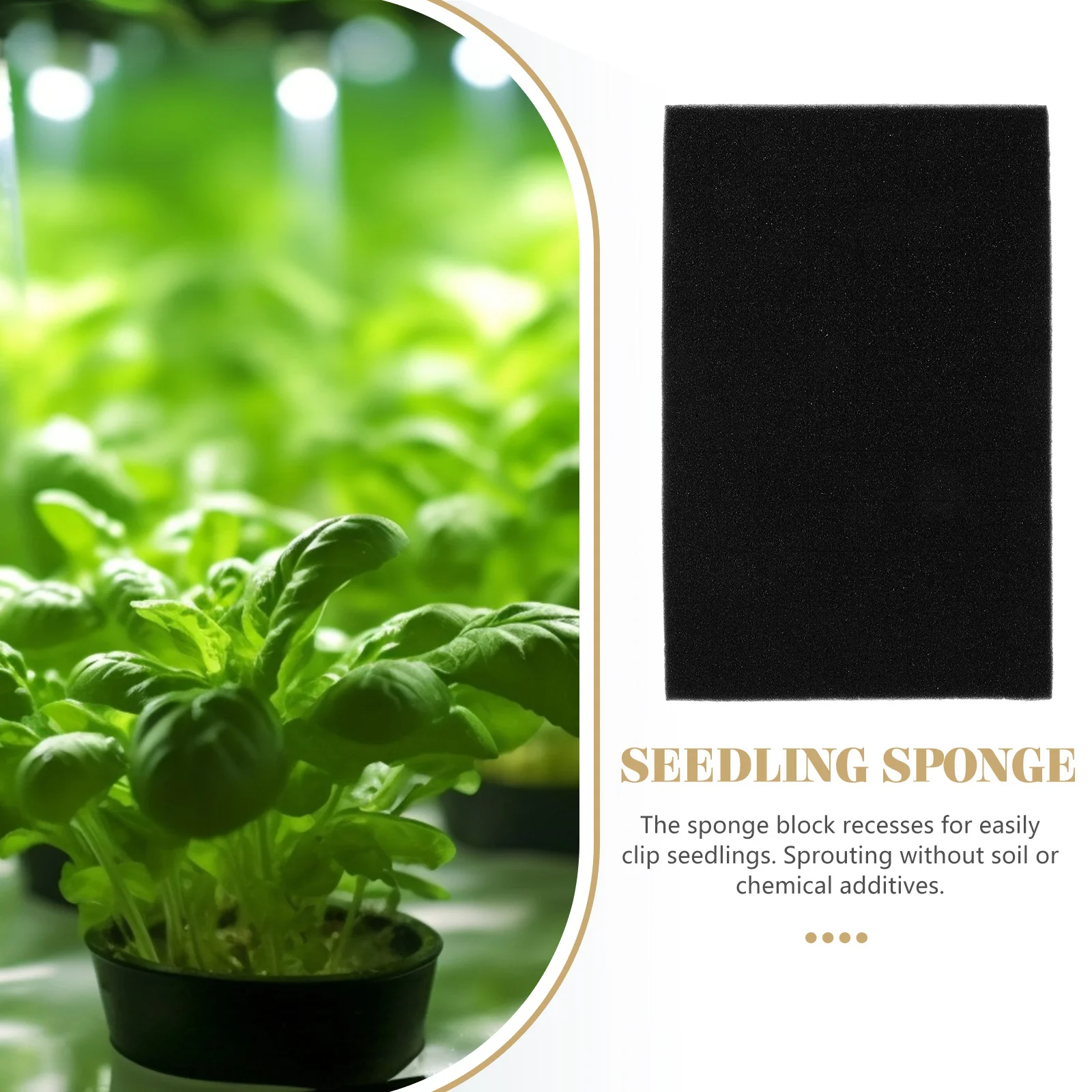 

Seedling Sponge 16D White 30x20x24mm Hydroponic Soilless Cultivation Gardening Tools Vegetable Tray Planting Block