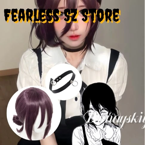 

Anime Chainsaww-Man Reze Cosplay Costume Women Dress Black WHITE Sexy Dress Uniform Halloween Carnival Party Clothes