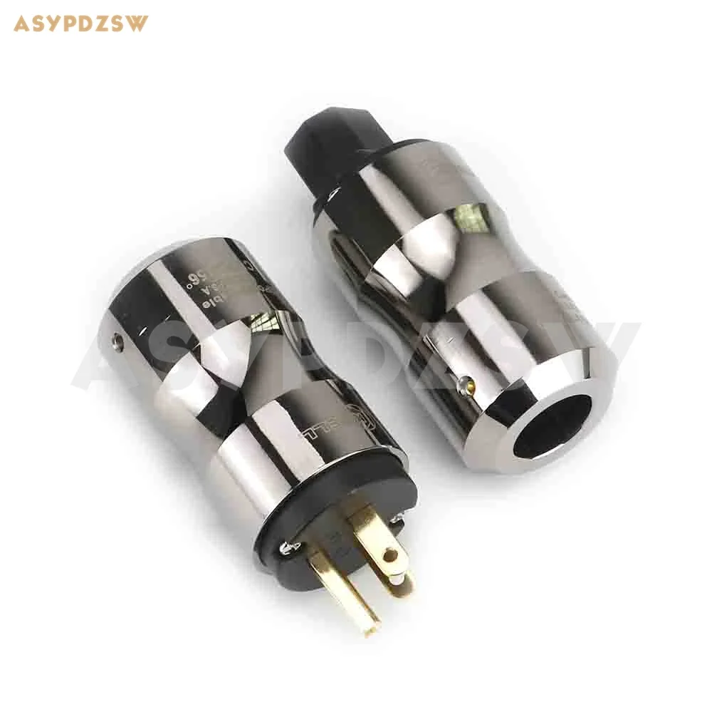 1 Pair KRELL 15A Pure copper Gold plating U.S standard AC plug+Power supply IEC