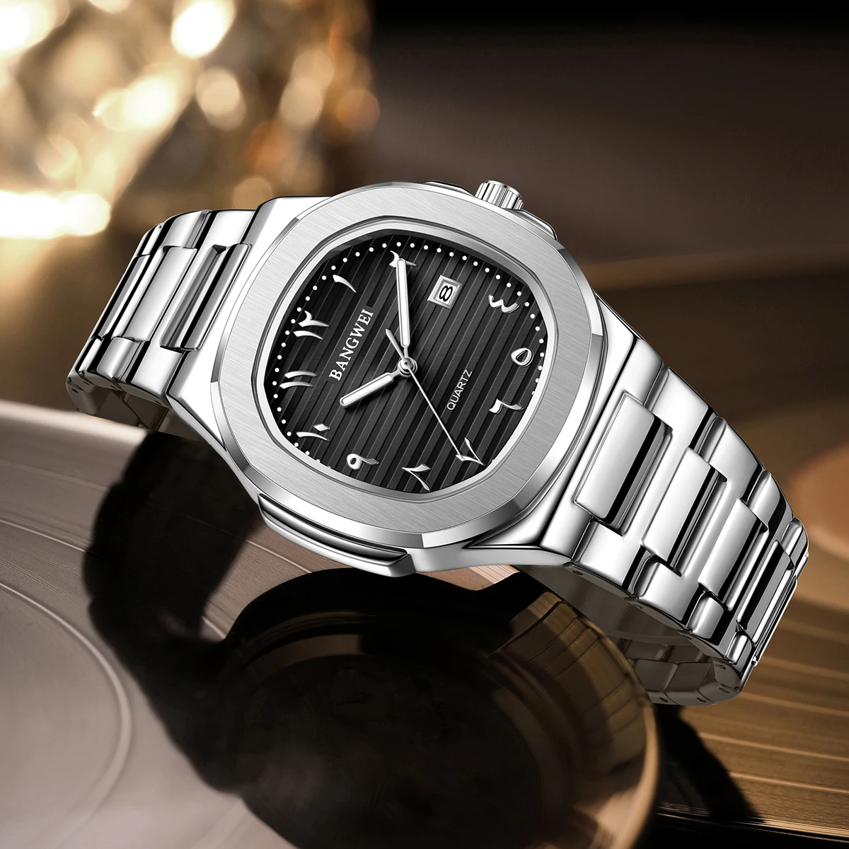 LIGE جديد فاخر ساعات كوارتز رجالية مضيئة تاريخ تلقائي ساعة رجل الفولاذ المقاوم للصدأ الرياضة مقاوم للماء ساعة للرجال ساعة + صندوق