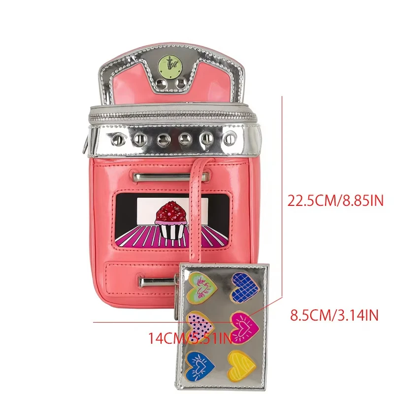 2026 New Girls' Fashionable And Creative Popular Cylindrical Bags Personalized Cute And Fun Women's Crossbody Small Round Bags