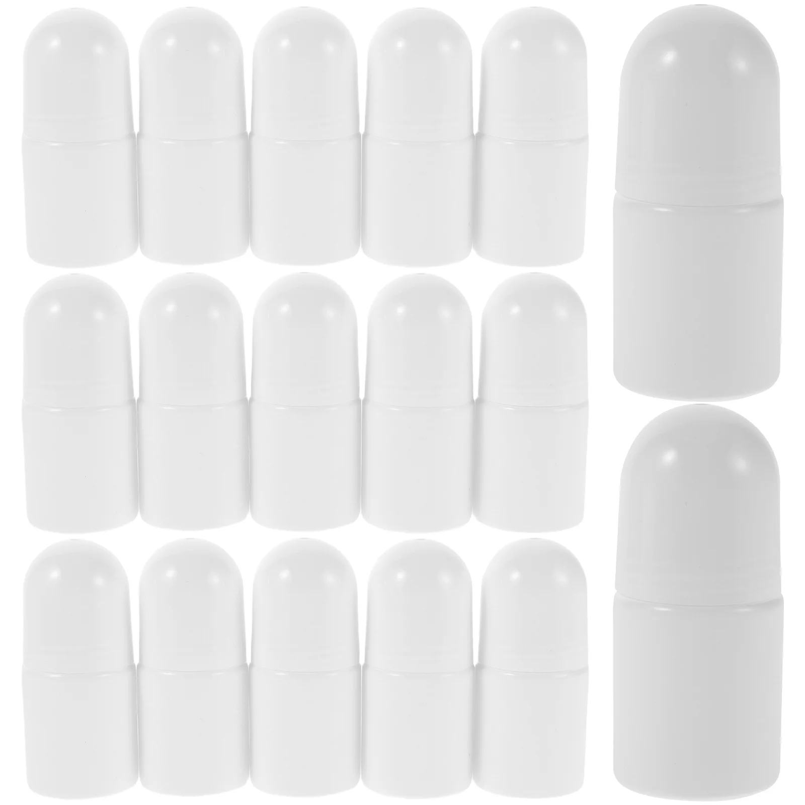 

30pcs Refillable Roll On Bottles 50Ml Portable Leak Proof Plastic Roller Containers For Essential Oils Perfume Travel Skincare