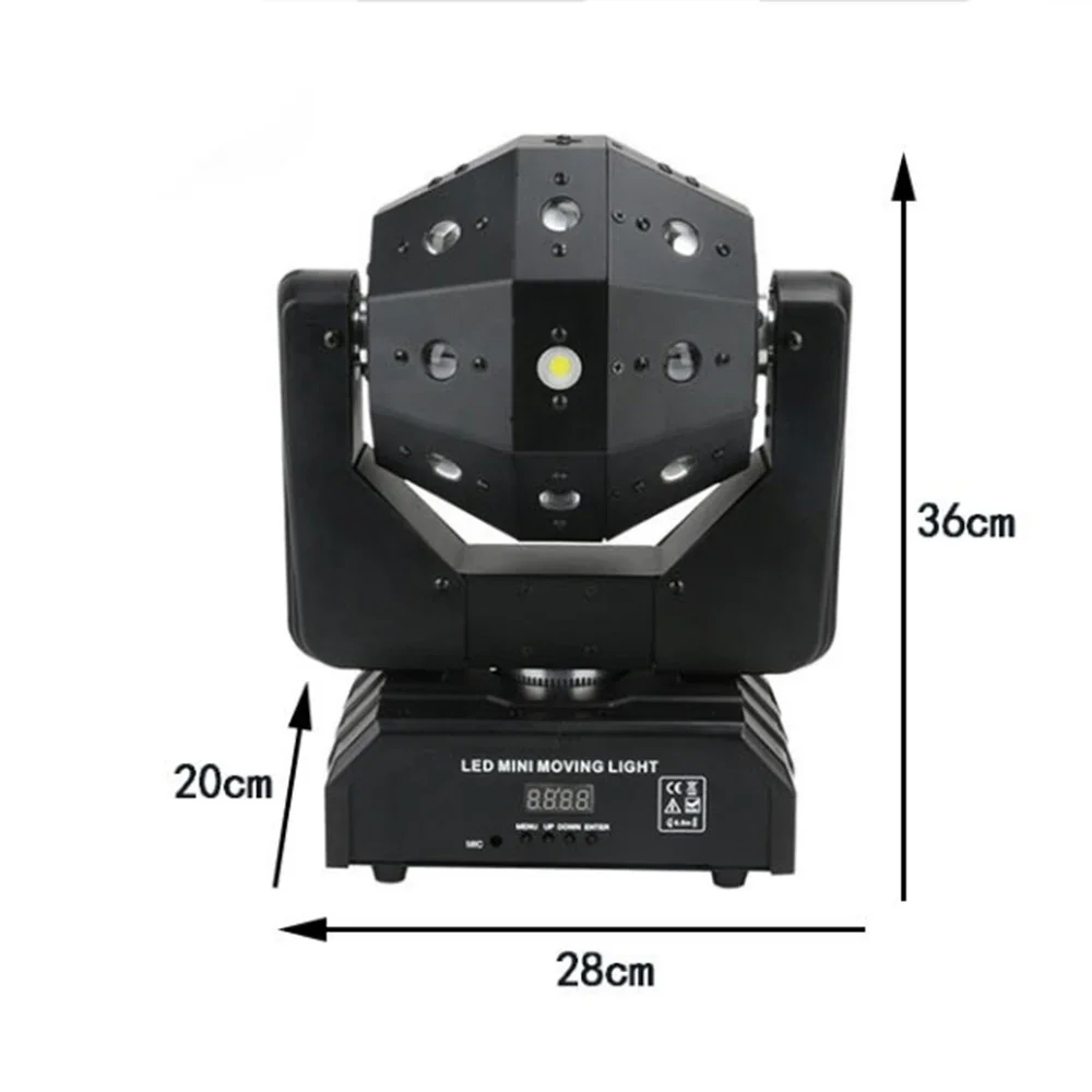 16 in1 RGBW Moving Head Dj Laser Light Multifunctional Dmx512 Club Soundcontrol Effect Lighting Led Shaking Stage Equipment