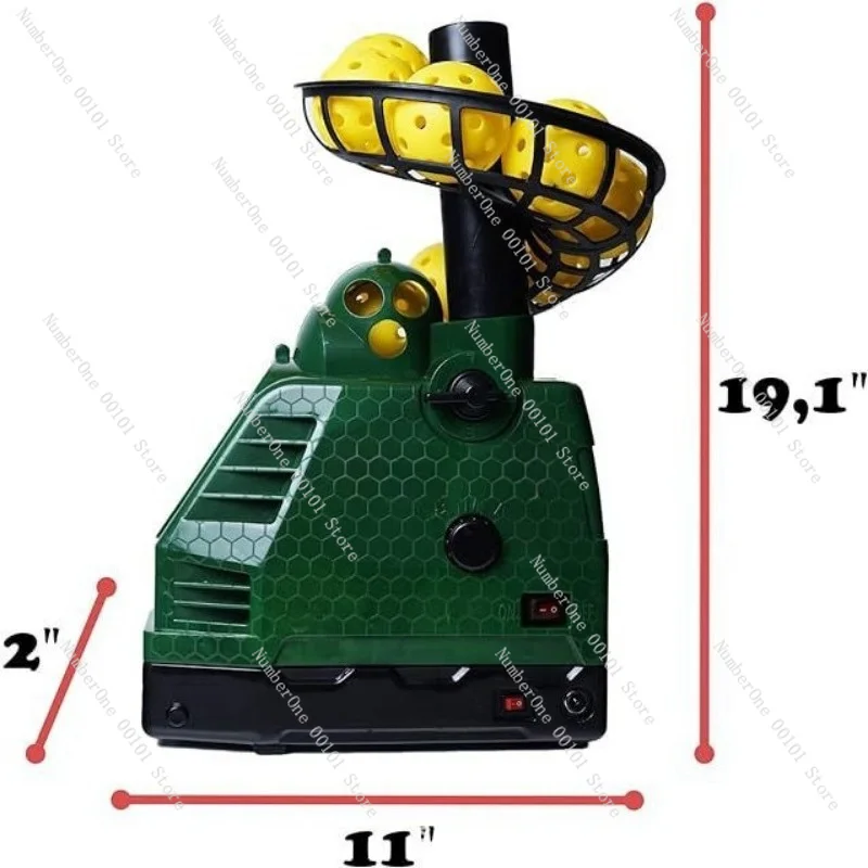 680PBH Pickleball Launcher Trainer With Return Net Single Player Practice Serving Hitting Equipment