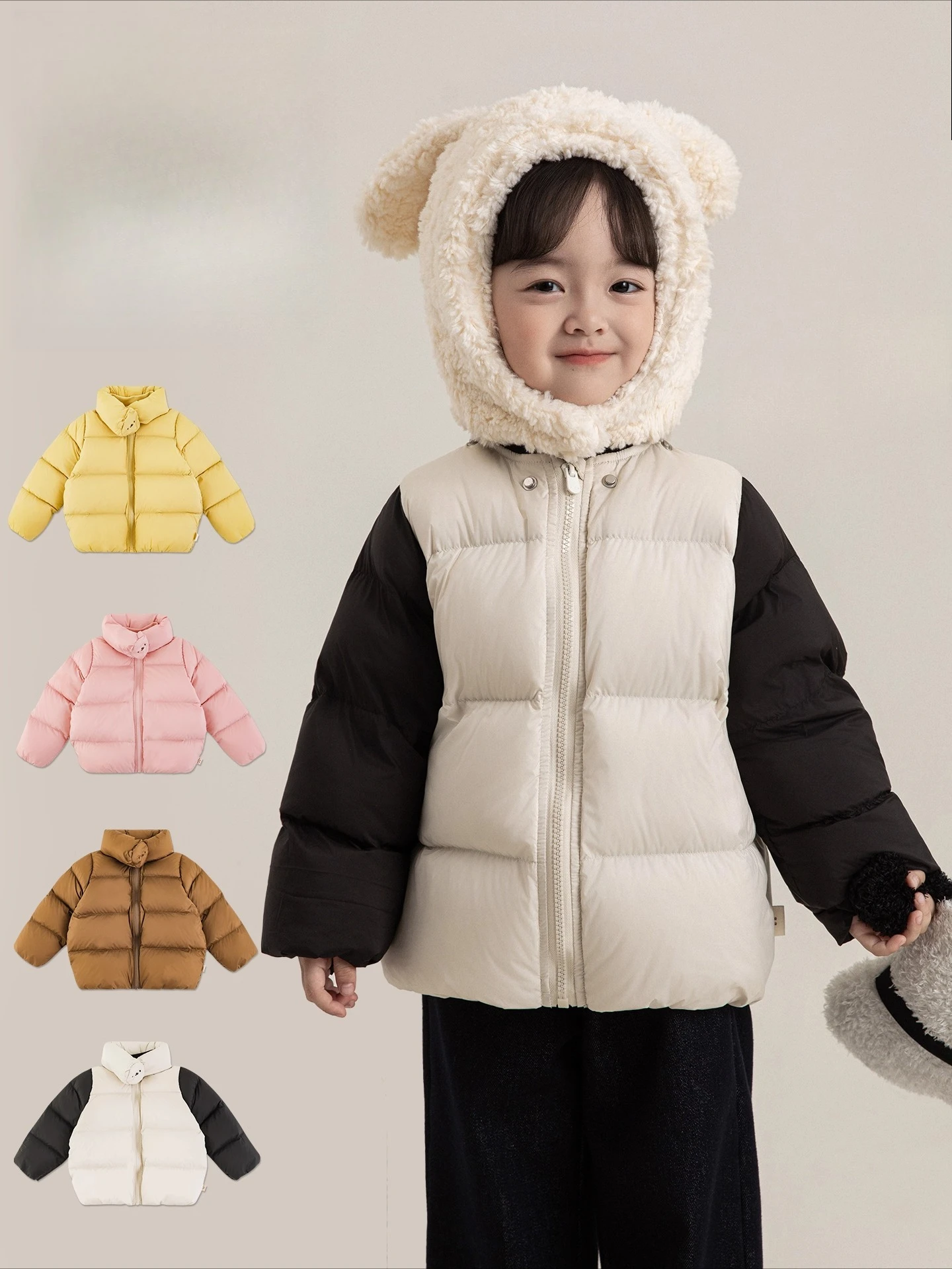 

Girls 2025 ArcticCore™ Puff Coat 95% White Duck Down ThermalLock™ Hooded Winter Jacket Ultra Light Snowproof Kids 1-7 Years