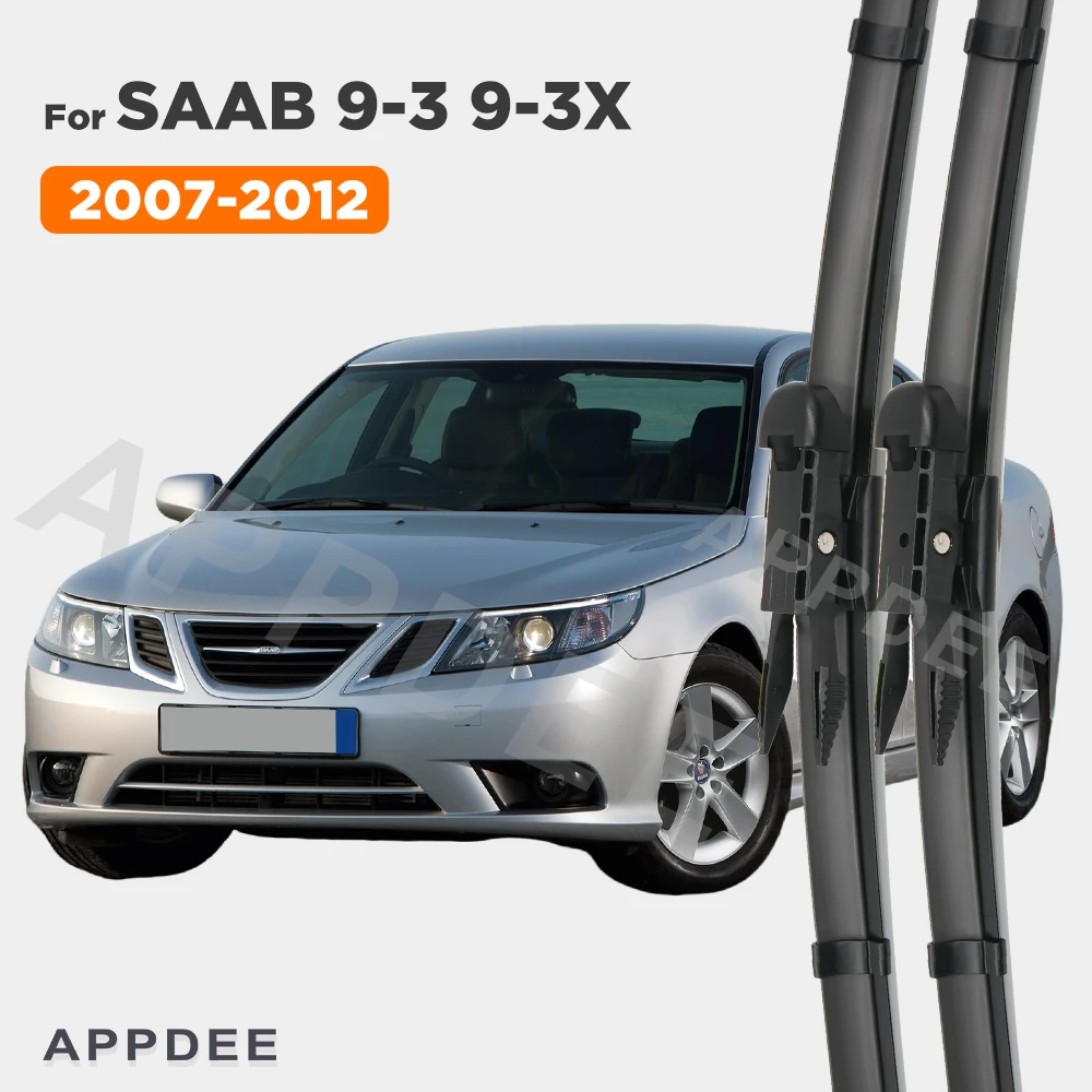 

APPDEE For SAAB 9-3 9-3X 2007-2012 2008 2009 2010 2011 Wiper Front Wiper Blades Windshield Windscreen Window Brush 23"+23"