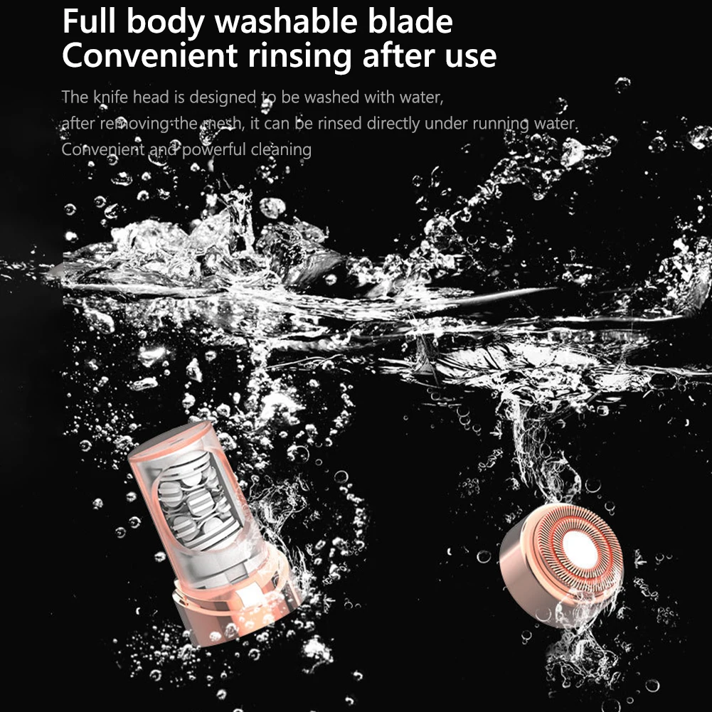 

Electric Women Facial Epilator USB Rechargeable Wireless Face Shaver Painless Facial Hair Epilator for Quick and Gentle Shaving